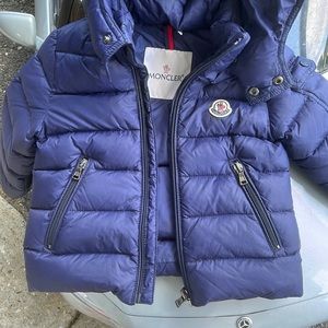 Moncler blue boys jacket